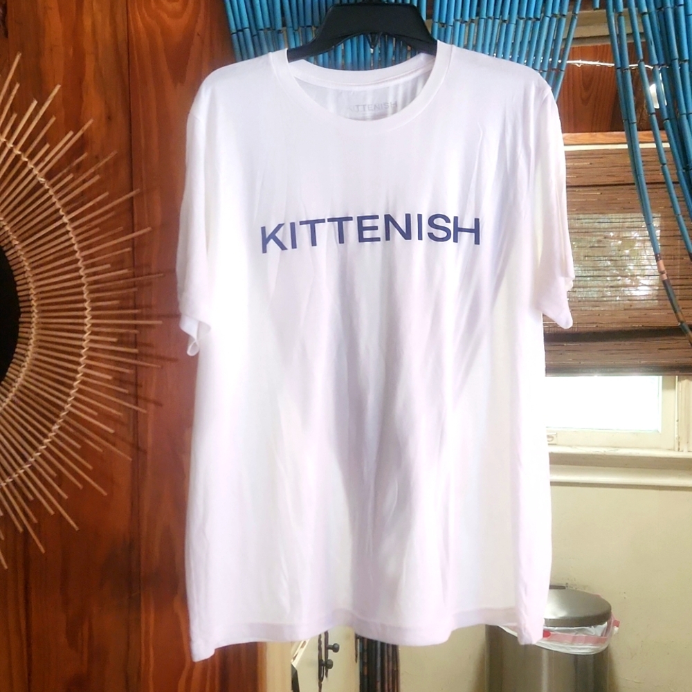 KITTENISH by JJD OVERSIZED WHITE SHIRT XL